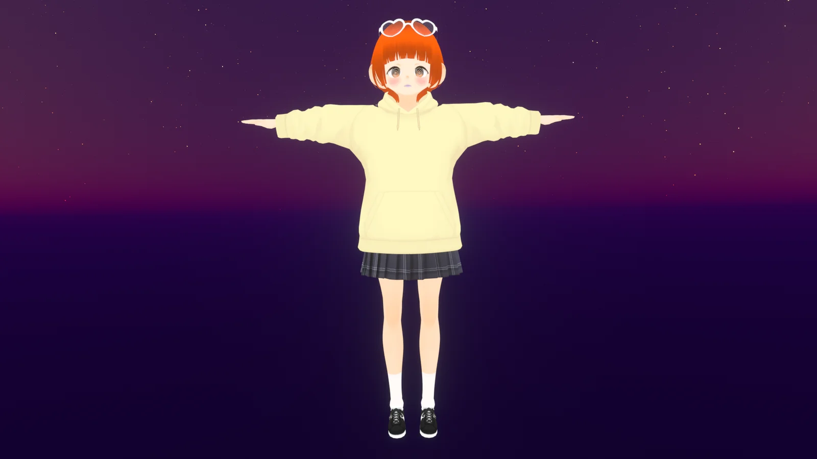 3D Anime Character Girl screenshot 2
