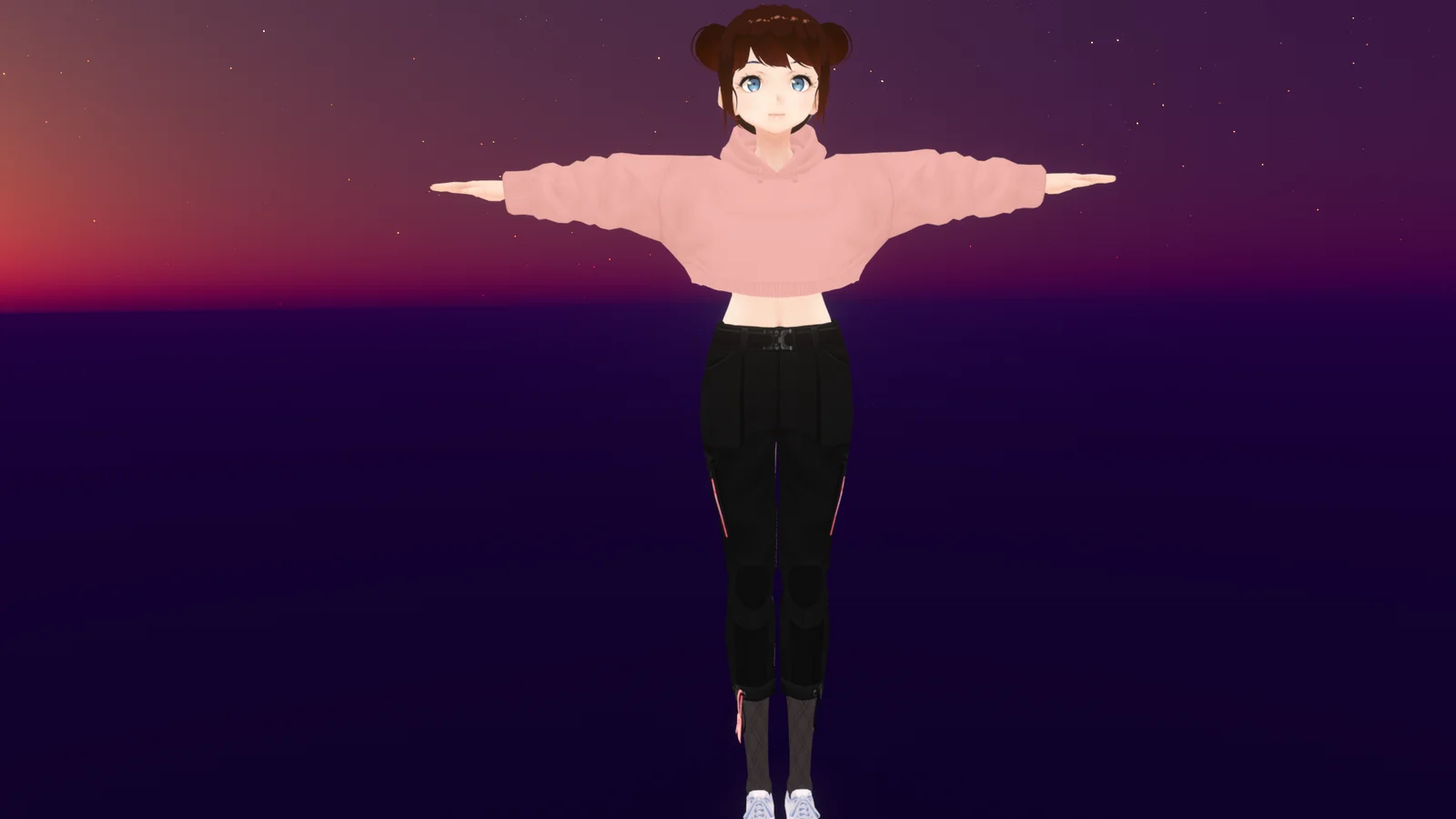 3D Anime Character Girl screenshot 2