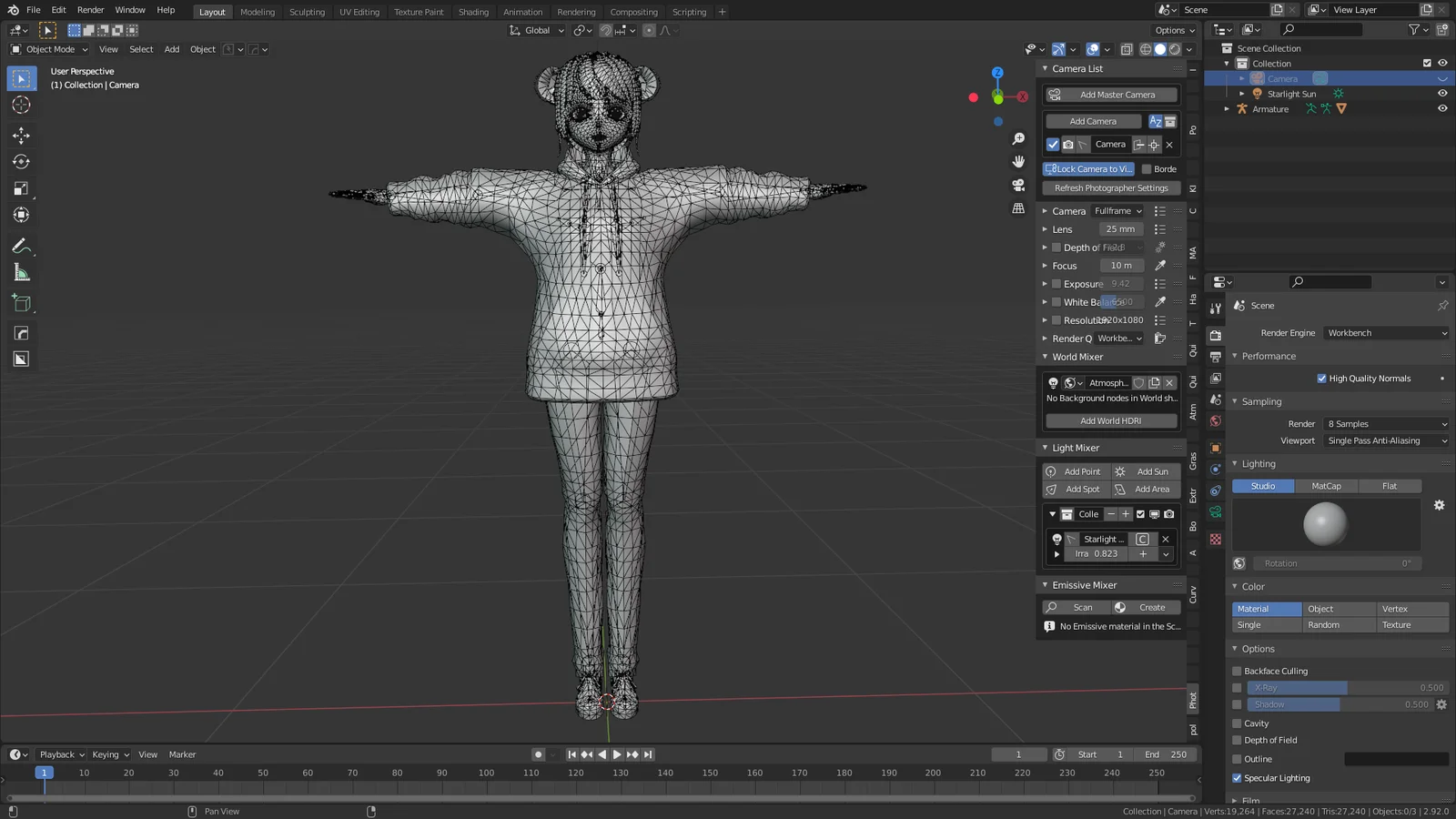 3D Anime Character Girl screenshot 8