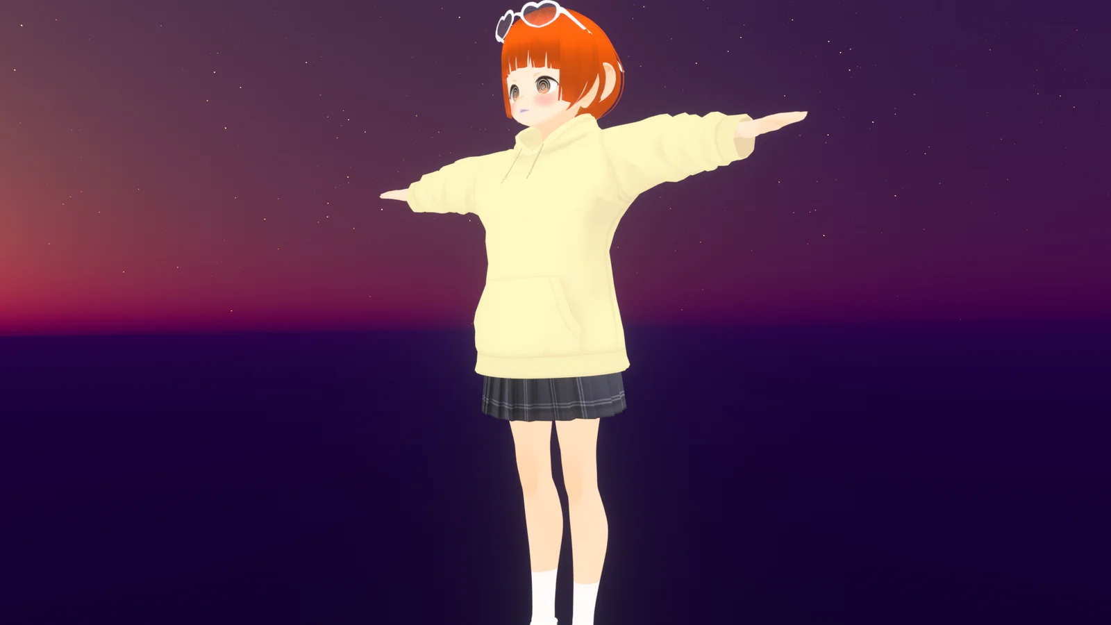 3D Anime Character Girl screenshot 3