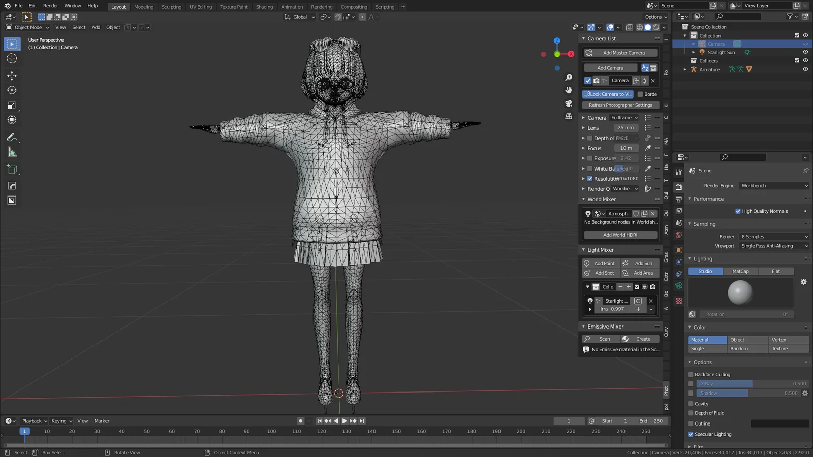 3D Anime Character Girl screenshot 6