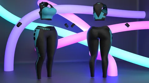 Workout Outfit - Blender 3d models