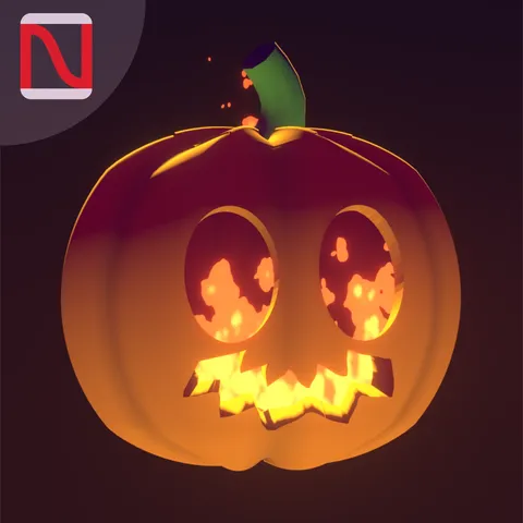 Pumpkin Fire - Blender scenes