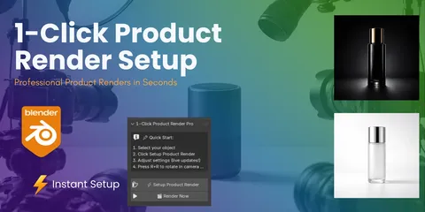 1-Click Product Render Pro - Blender addons