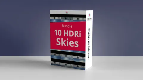 10 HDRI Skies - Blender lighting & hdris
