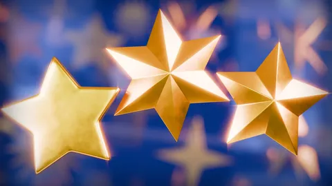 10 Star Models - Blender 3d models