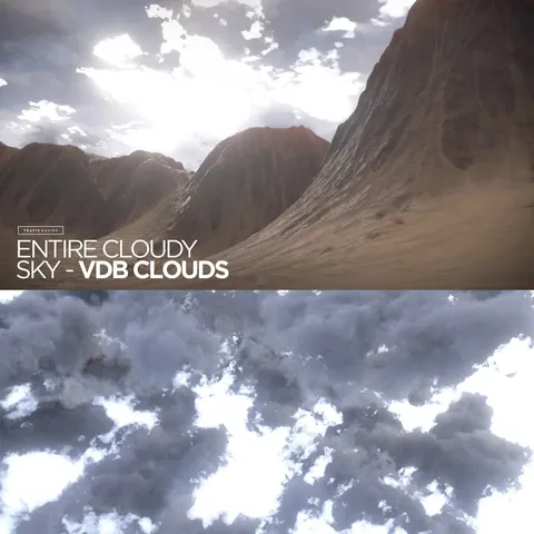 10 VDB Cloud Volumes - Blender 3d models