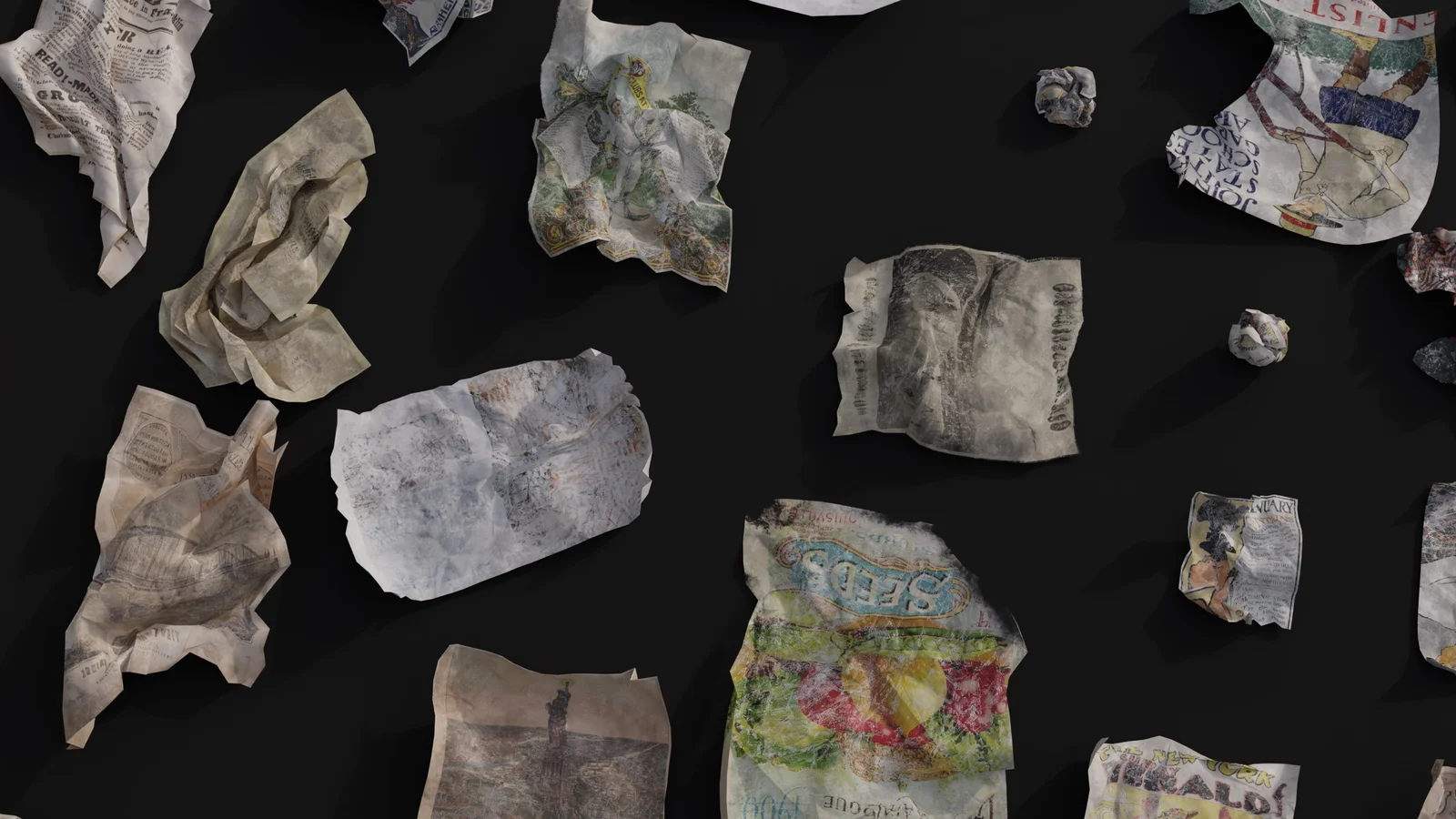 100+ Crumpled Paper Models screenshot 7