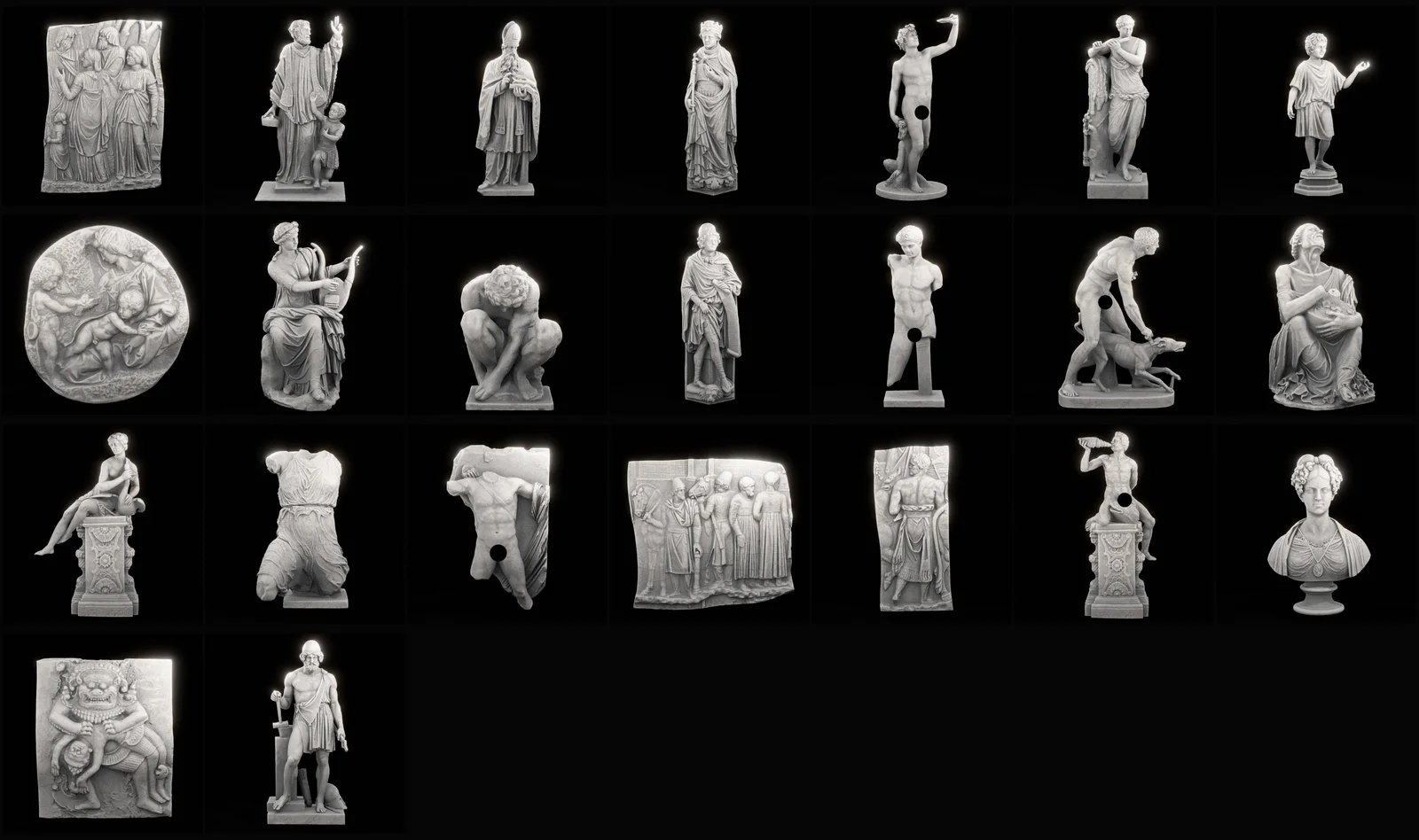 100+ Famous Statues In Rome Pack 3 screenshot 5