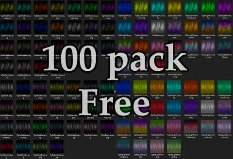 100 Hair Textures - Blender textures & materials