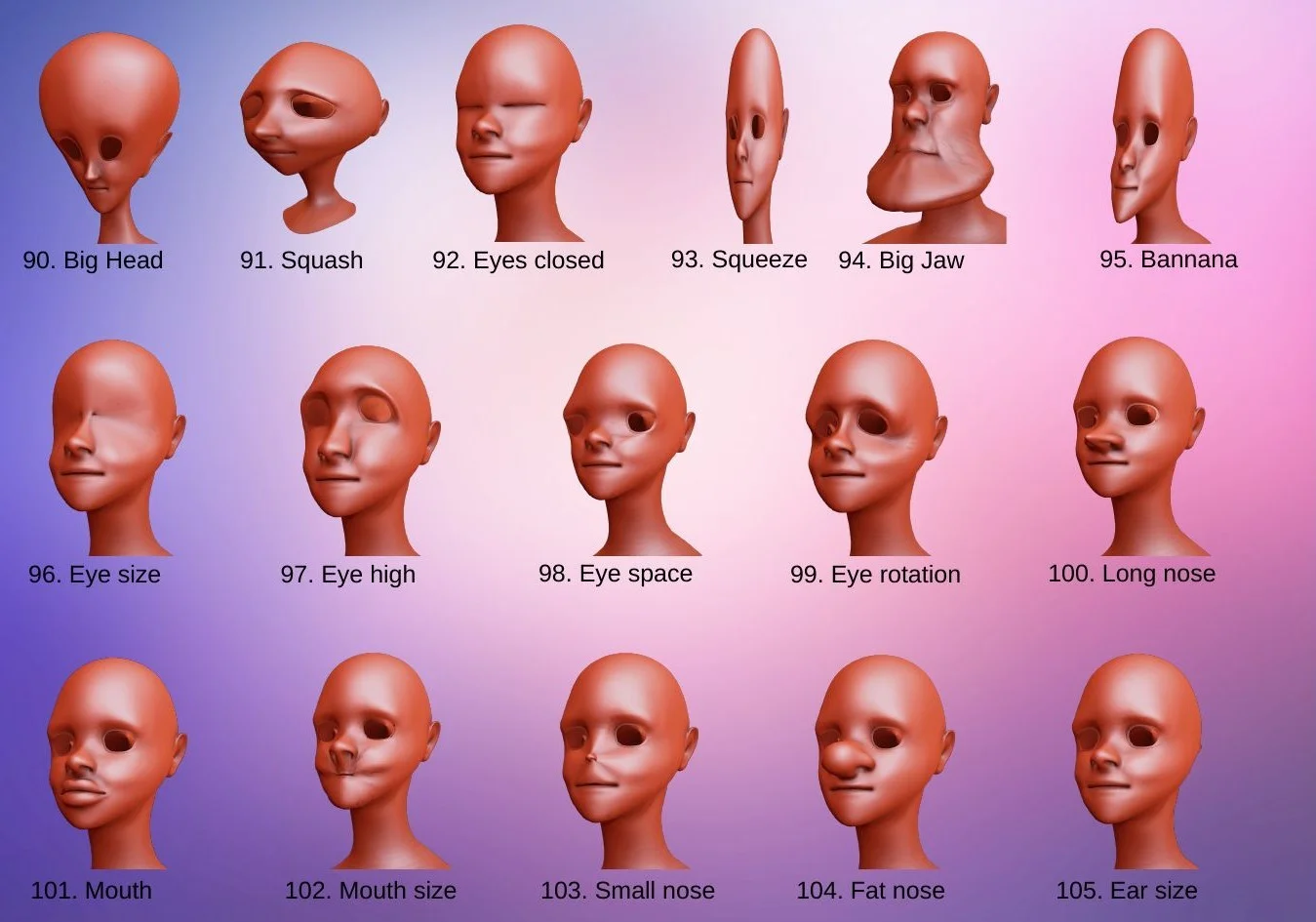 100+ Shape Keys screenshot 7