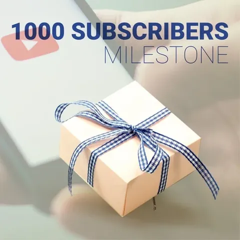 1000 Subscribers Milestone Gift - Blender geometry nodes