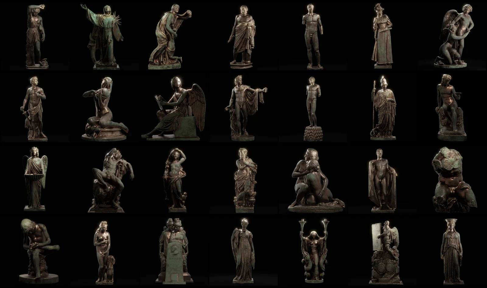 Roman Bronze Statues Collection screenshot 3