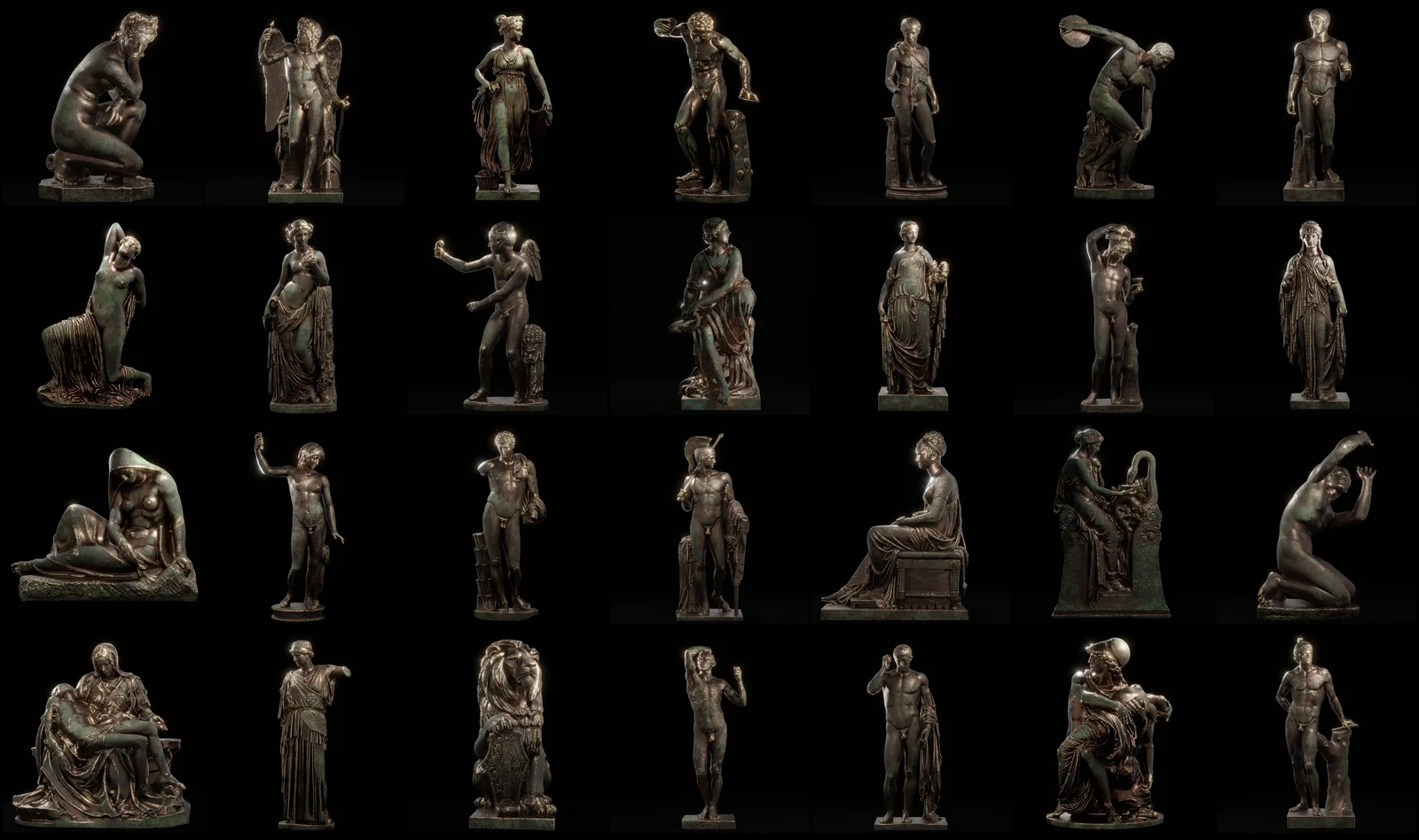 Roman Bronze Statues Collection screenshot 4