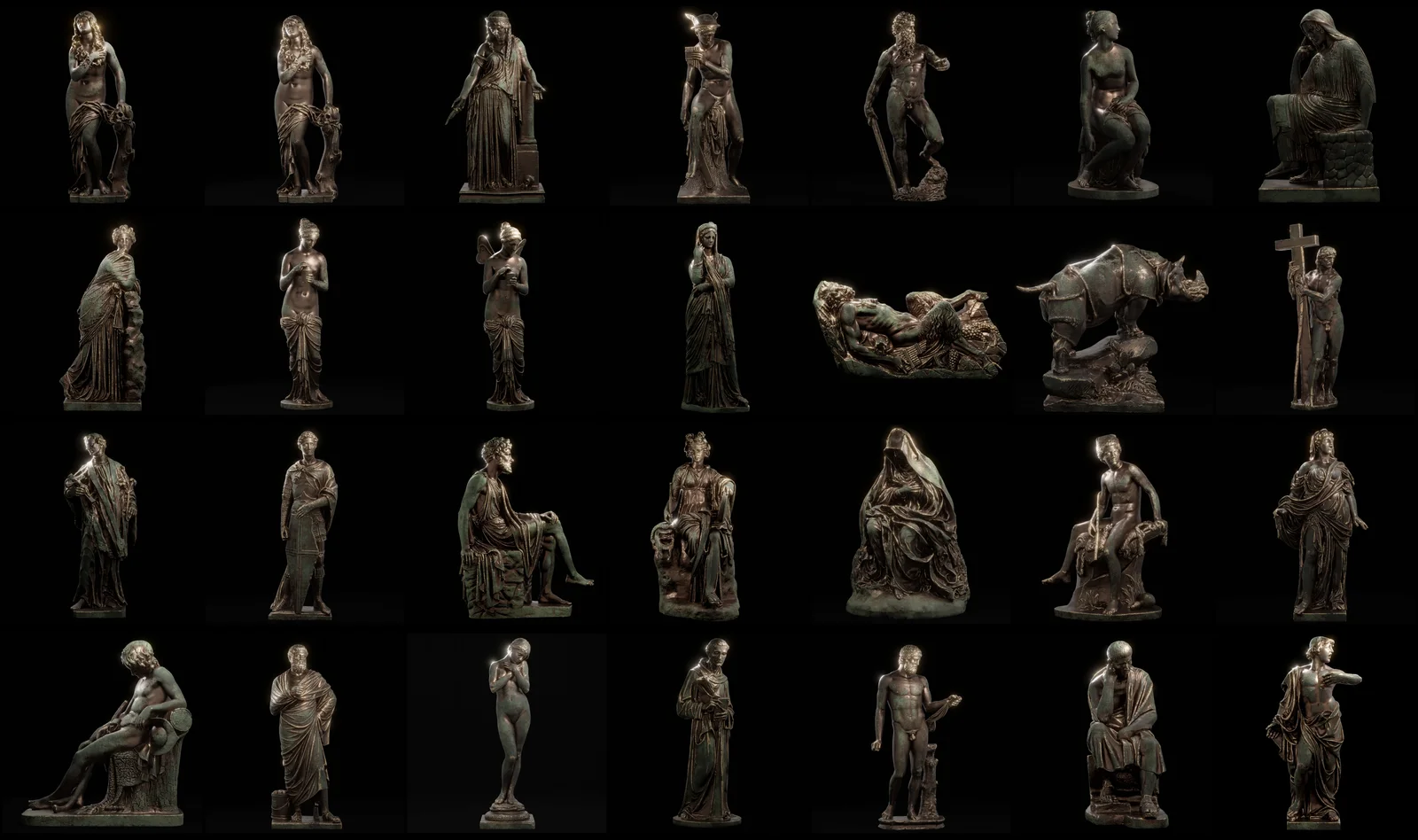 Roman Bronze Statues Collection screenshot 5