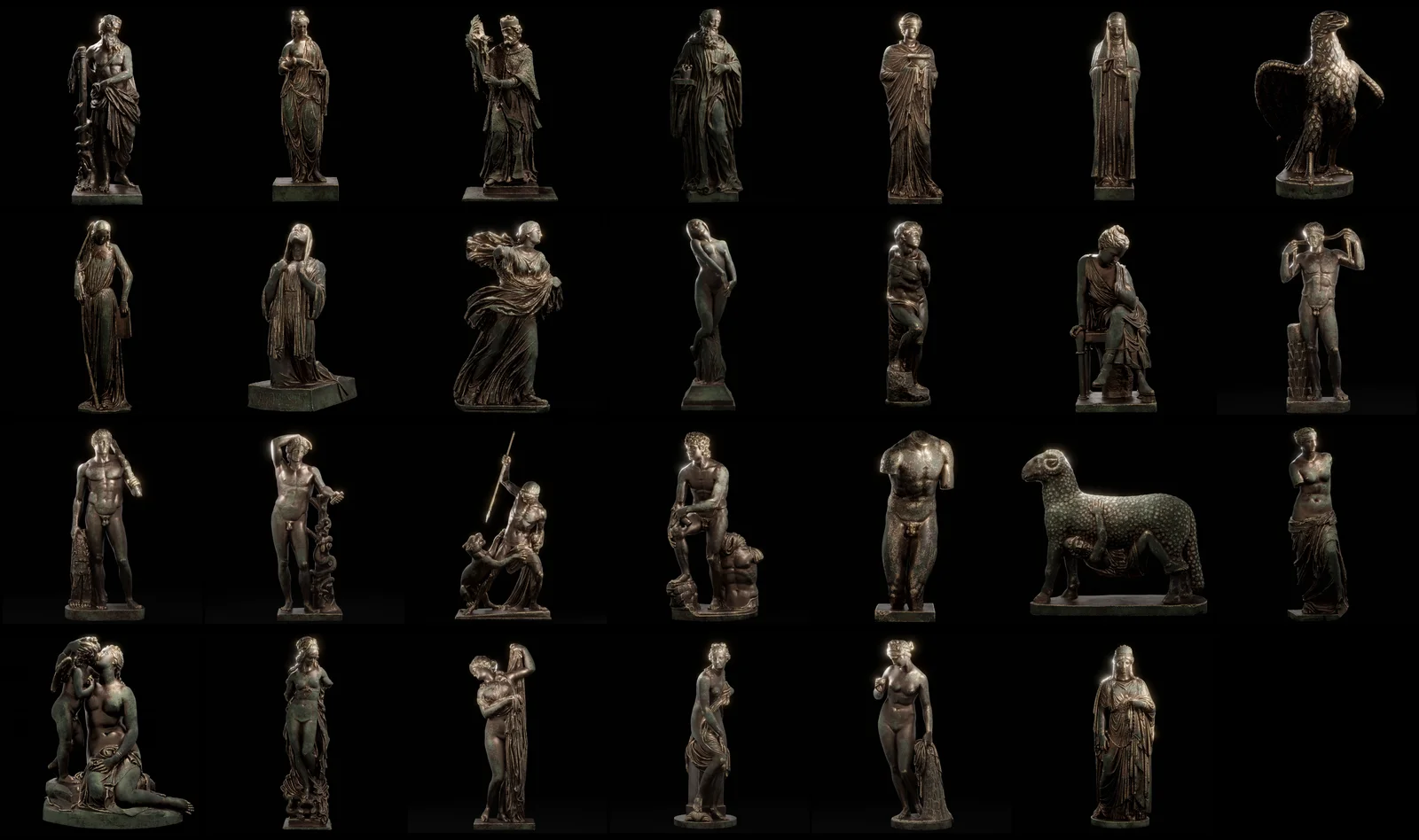 Roman Bronze Statues Collection screenshot 6
