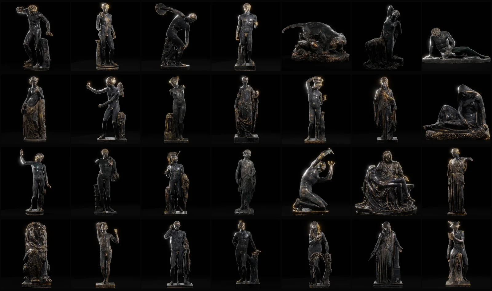 110+ Famous Roman Statues screenshot 5