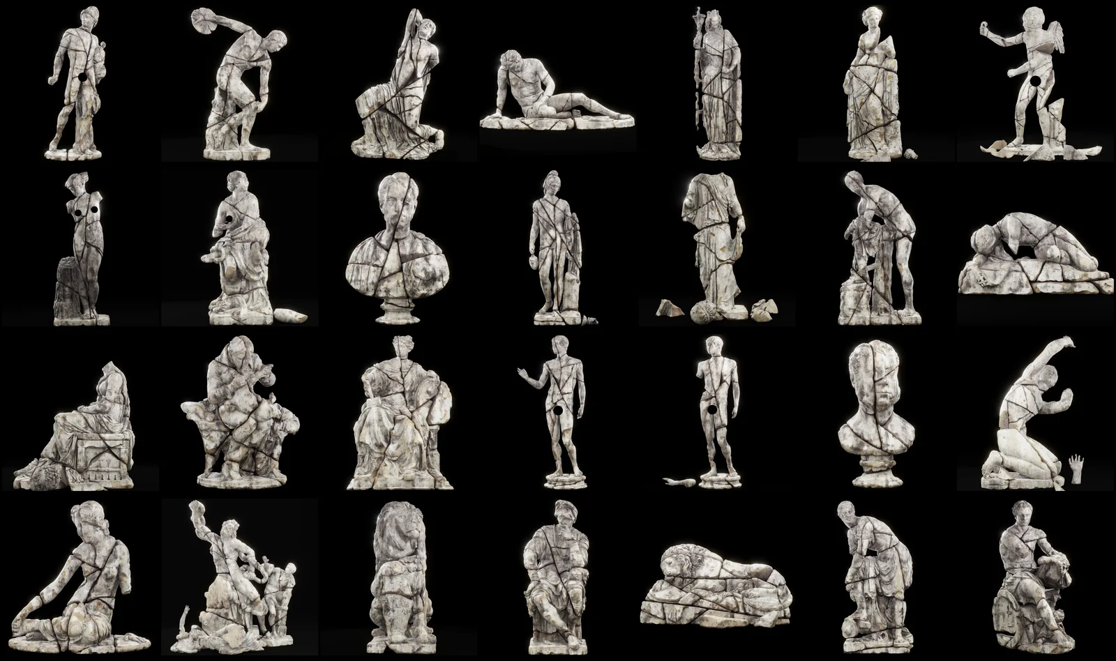 Famous Roman Statues screenshot 4