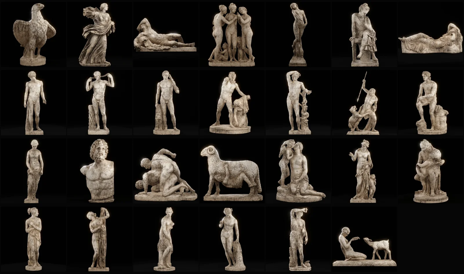 Famous Roman Statues ERSN Collection screenshot 6