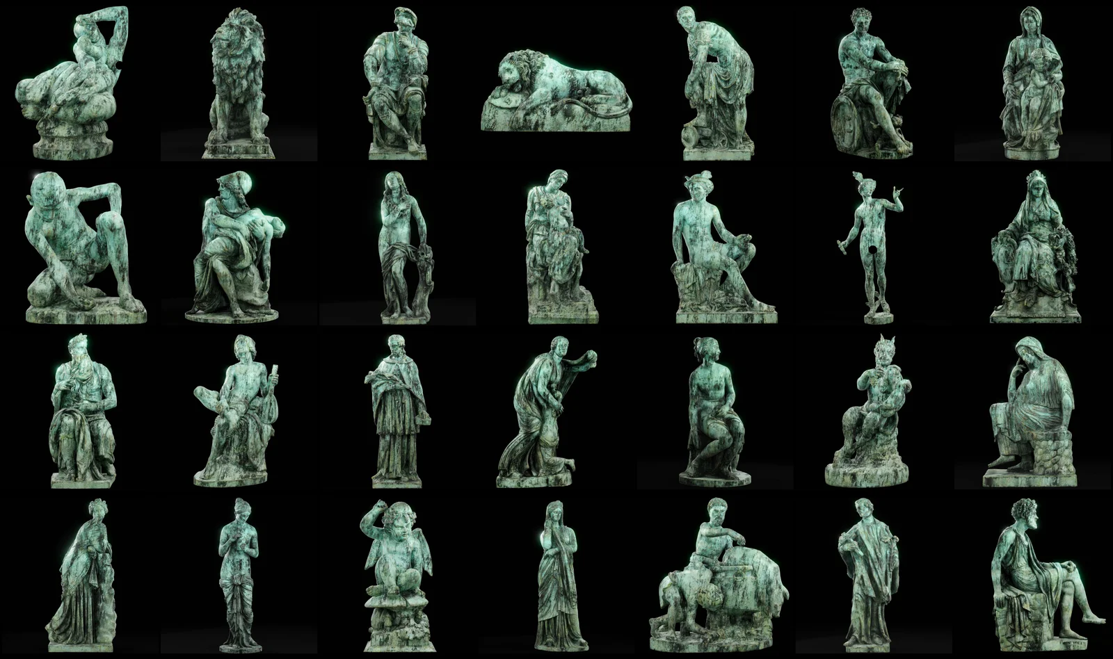 Famous Roman Statues Patina Collection screenshot 2
