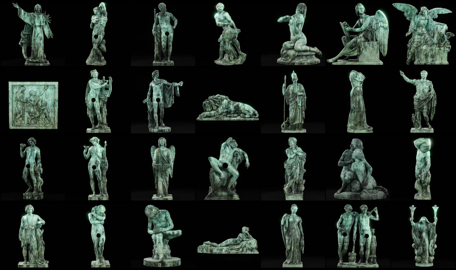Famous Roman Statues Patina Collection screenshot 3