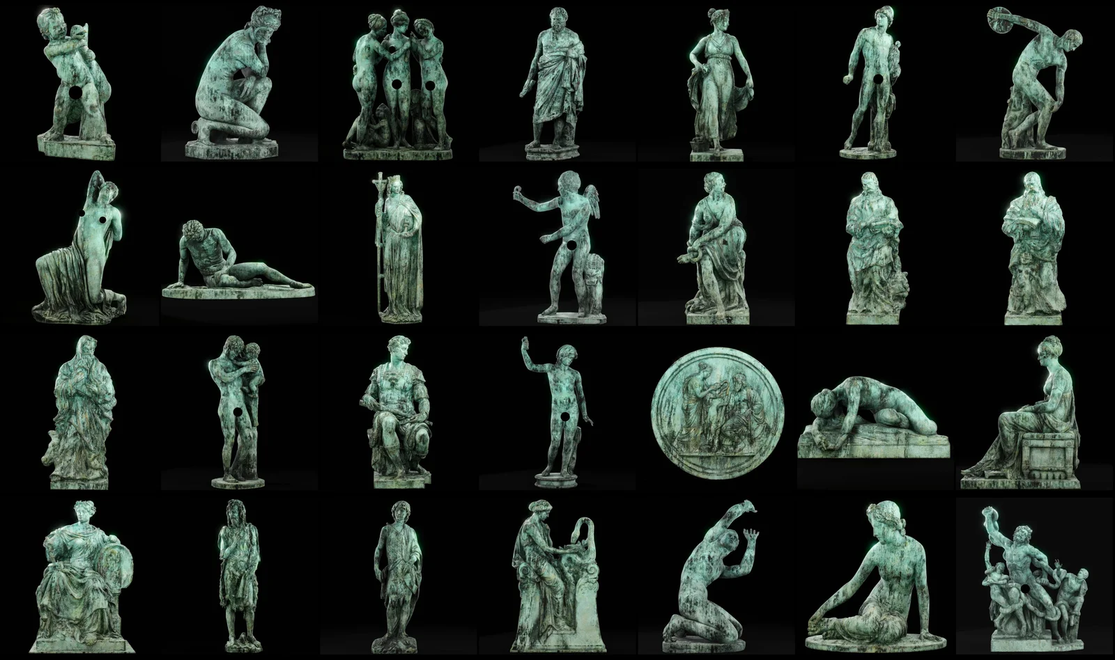 Famous Roman Statues Patina Collection screenshot 4