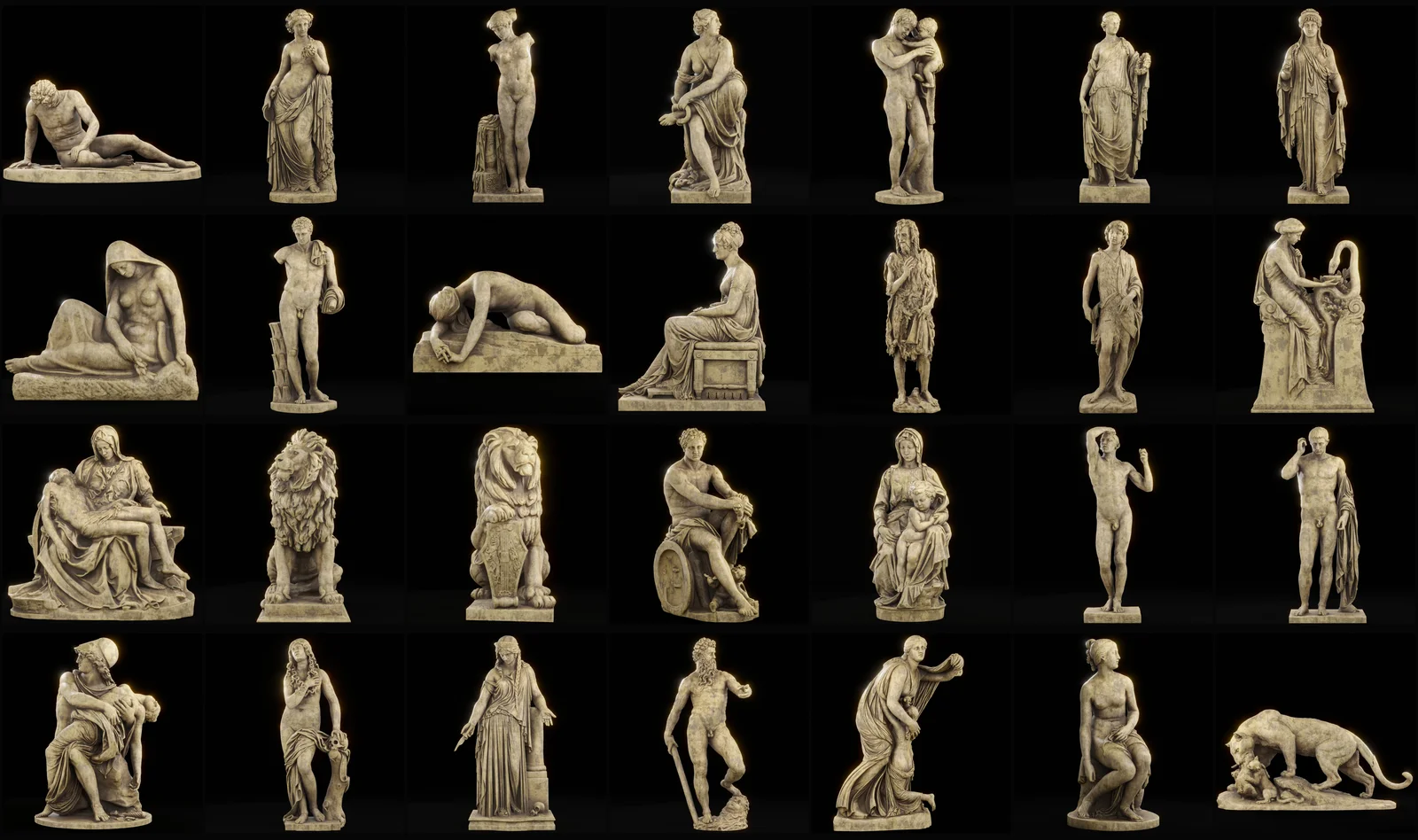 Famous Roman Statues Wax Collection screenshot 4