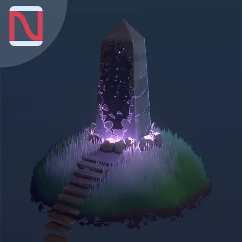 Monument Nodevember 2025 - Blender scenes