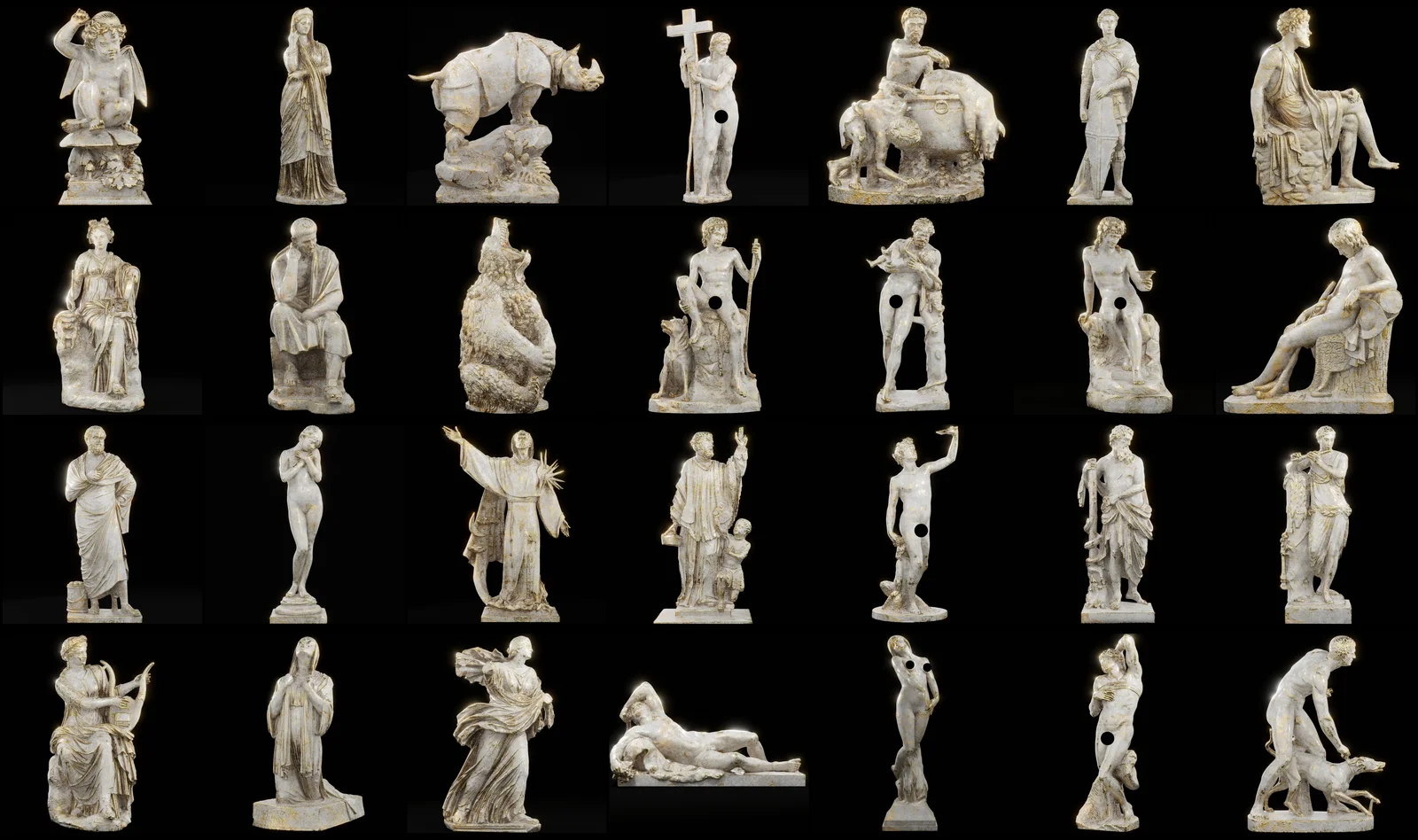 Roman Statues Ceramic Gold screenshot 6