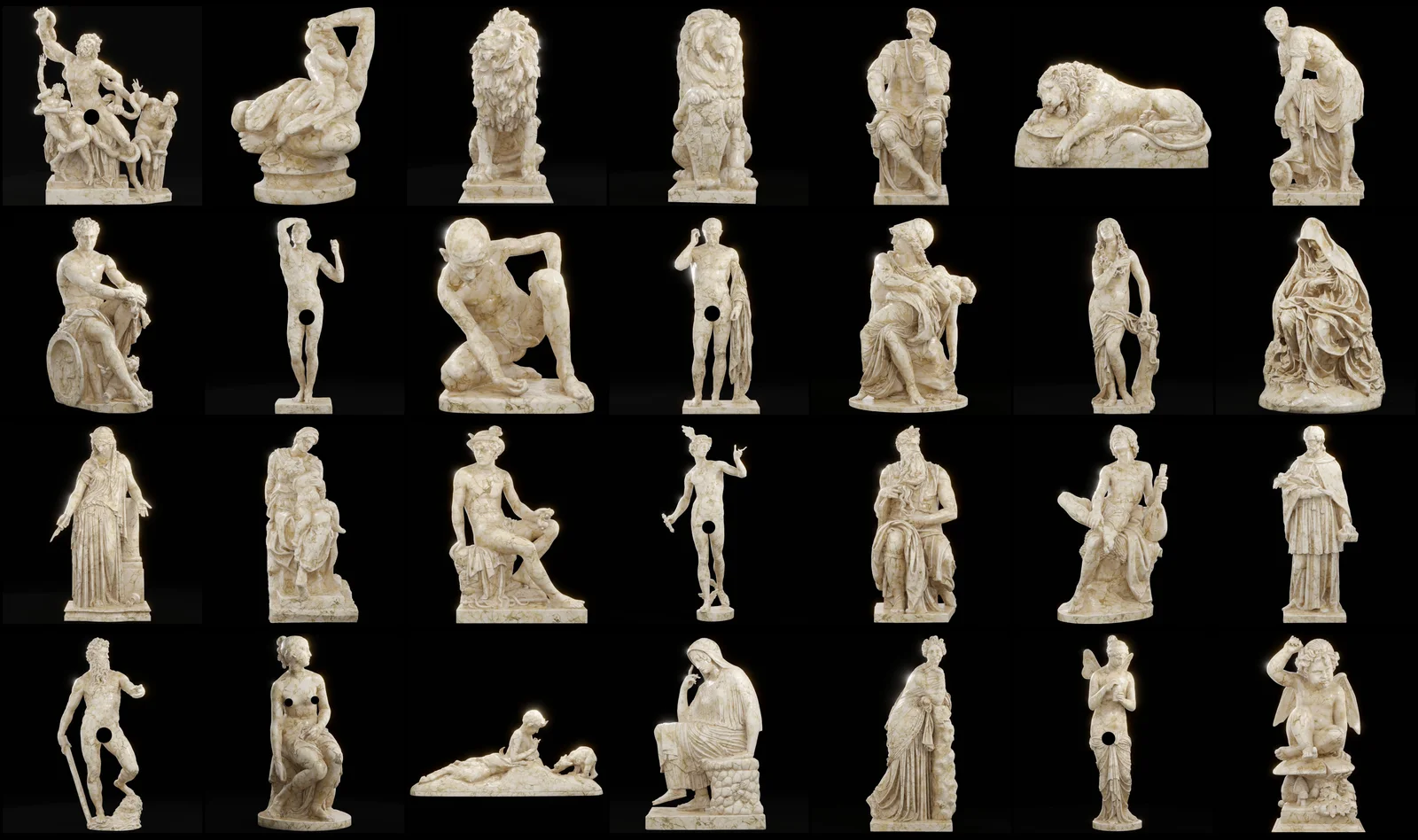Famous Roman Statues Collection screenshot 2