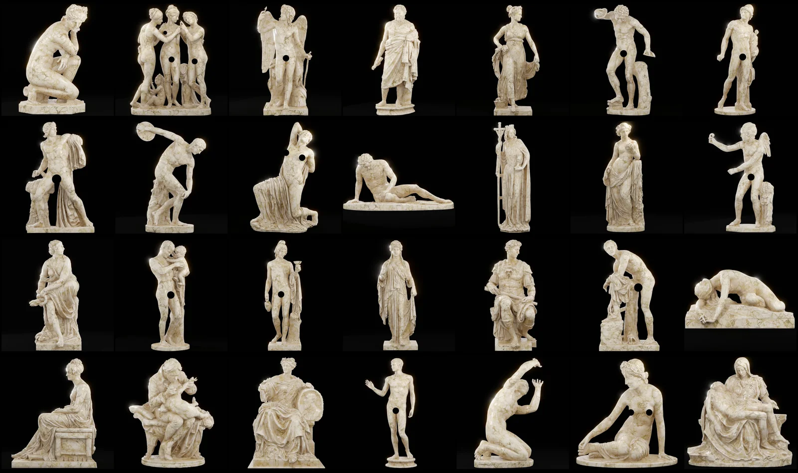 Famous Roman Statues Collection screenshot 3