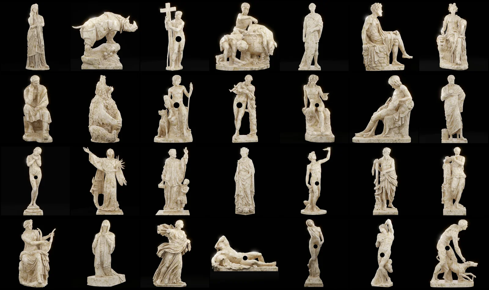 Famous Roman Statues Collection screenshot 5