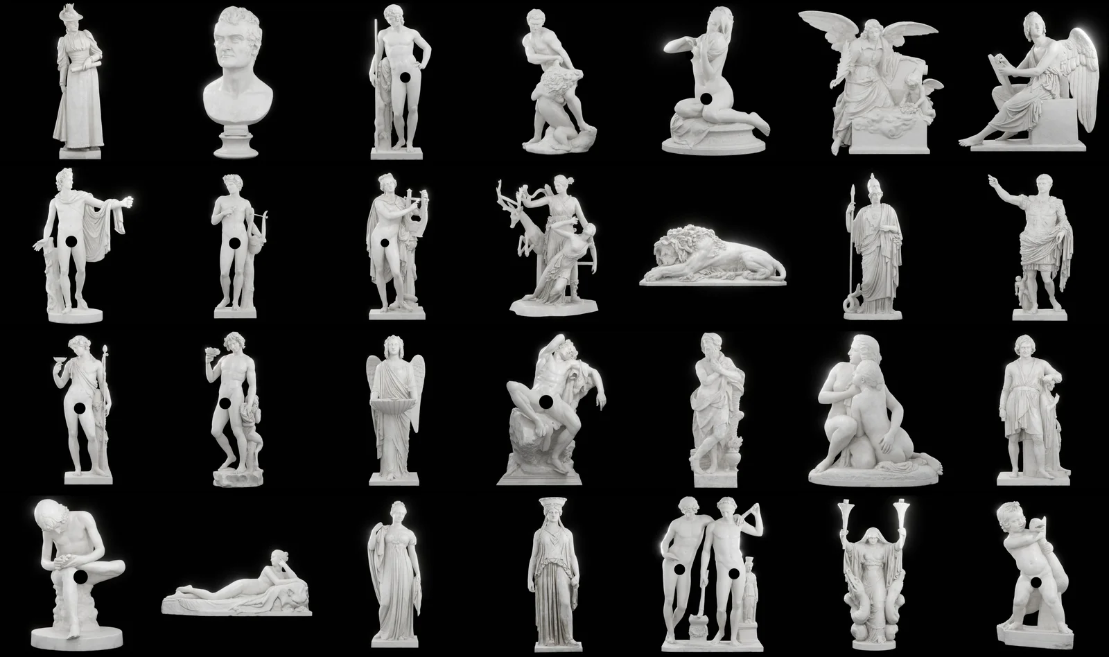 Roman Statues Talc Collection screenshot 2