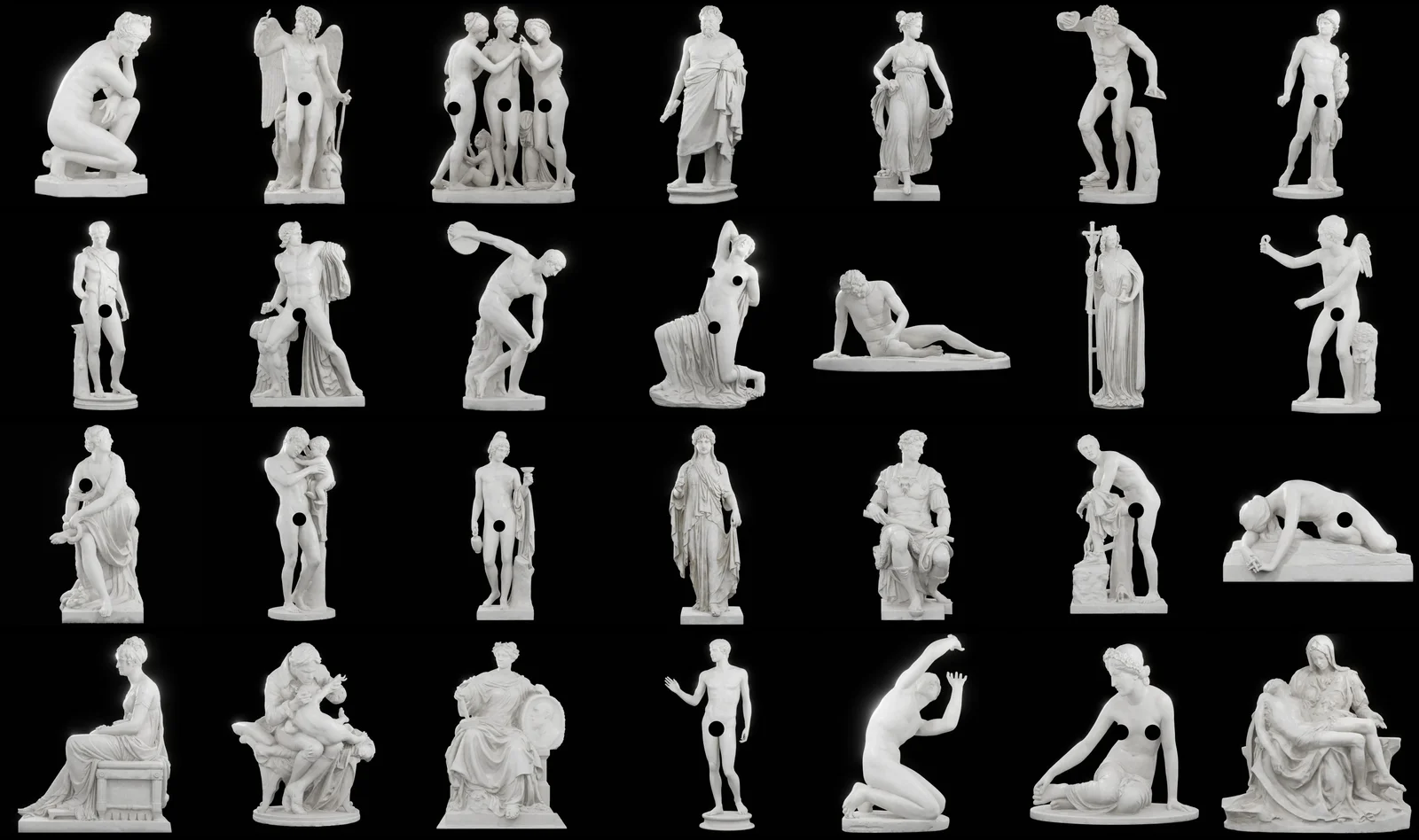 Roman Statues Talc Collection screenshot 3