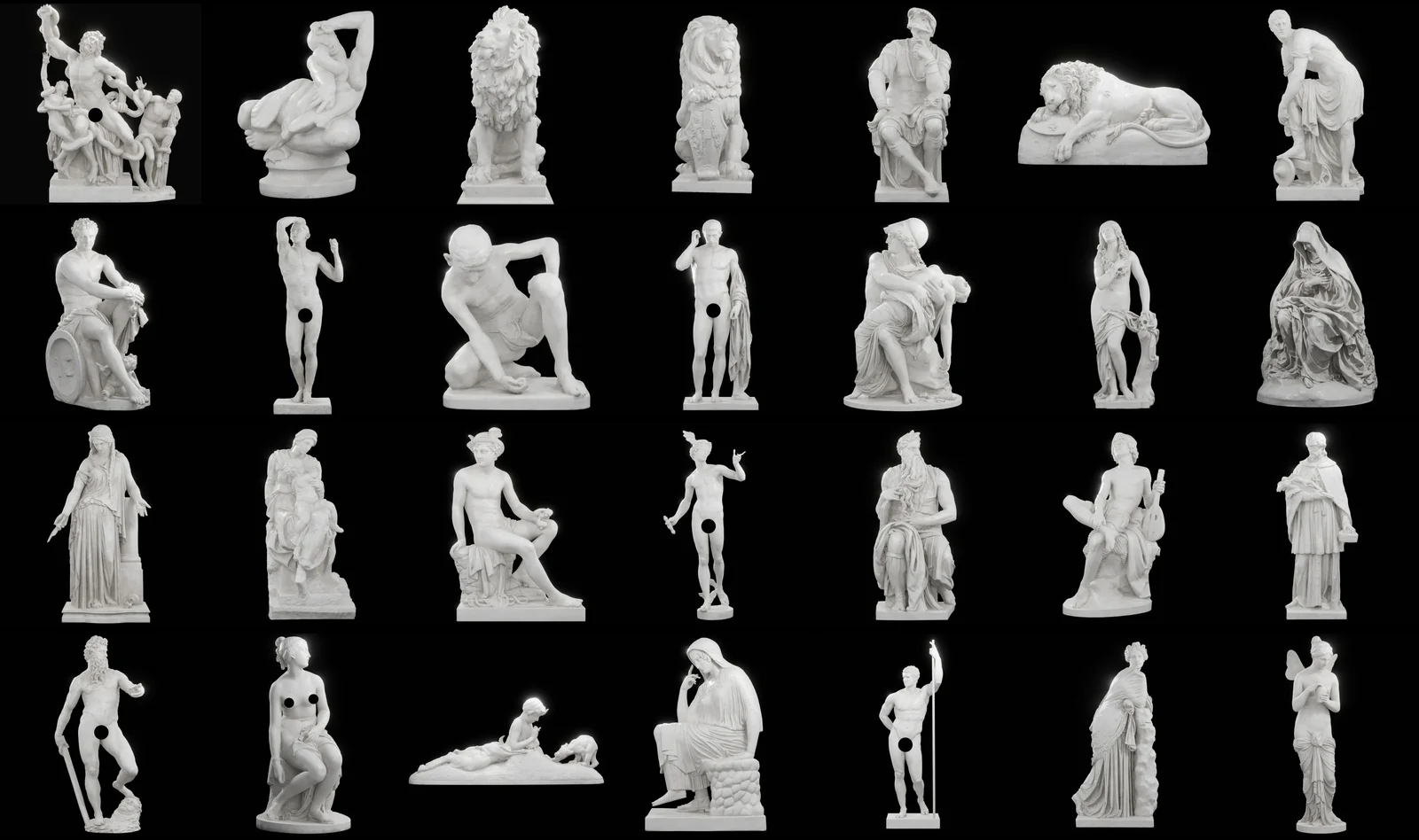 Roman Statues Talc Collection screenshot 4