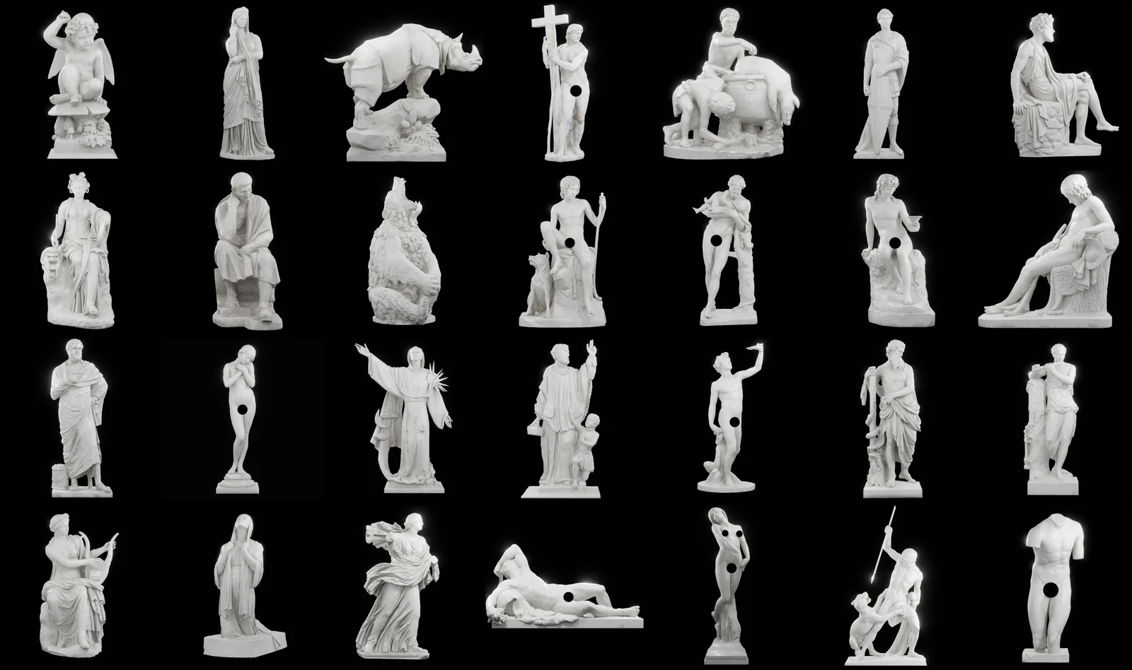 Roman Statues Talc Collection screenshot 5