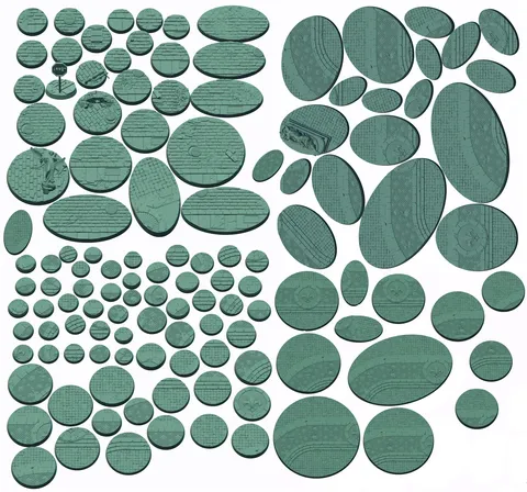 French Future Legion Bases - Blender 3d models