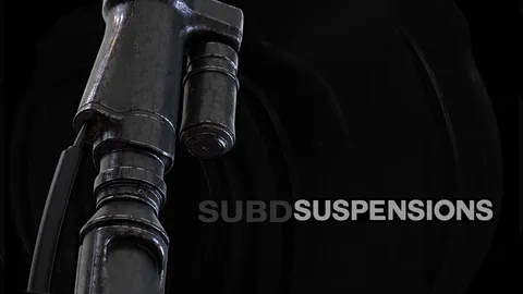 13 Suspensions SubD - Blender 3d models