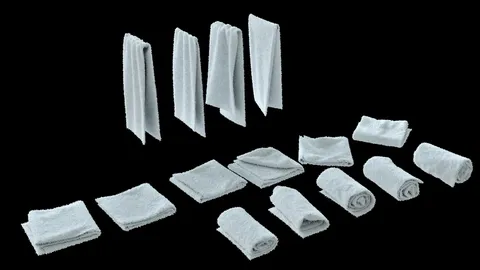 Archviz Towels - Blender 3d models