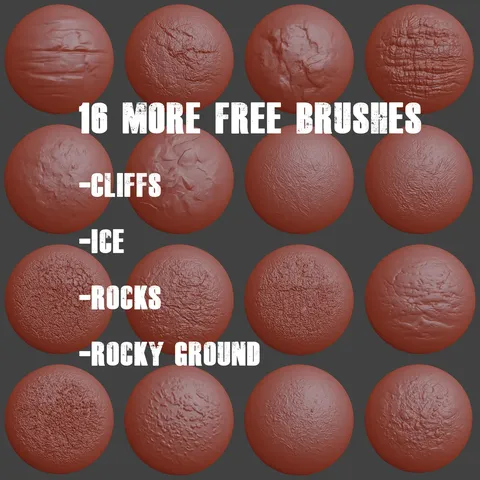 Landscape Brush Pack - Blender sculpting brushes