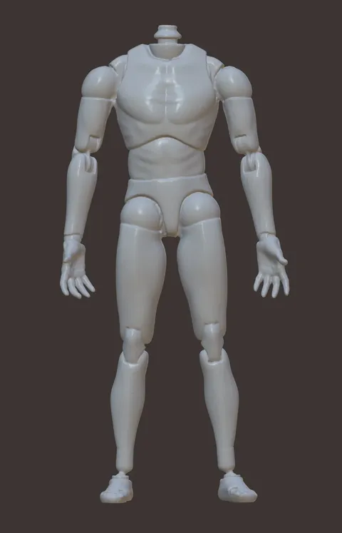 1/6 Scale Buck Body Scan TTM-18KO - Blender 3d models