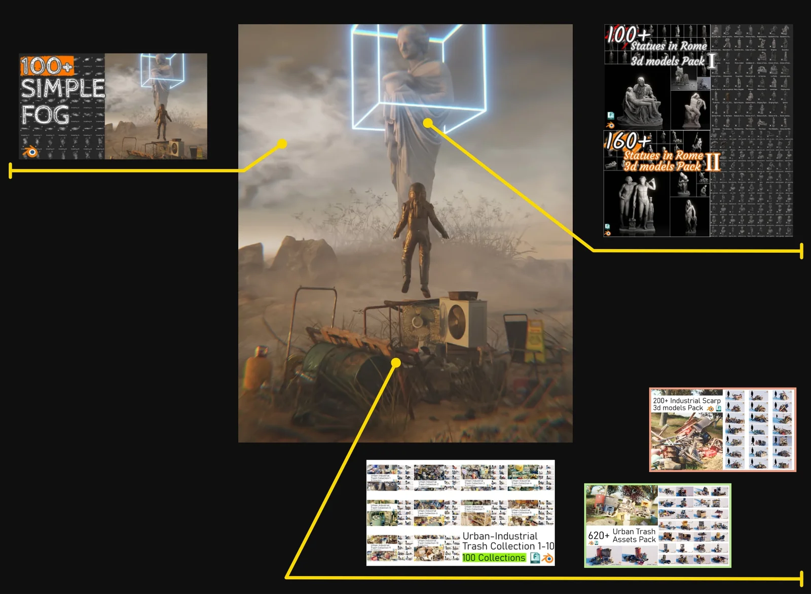 Famous Statues In Rome Pack II screenshot 3