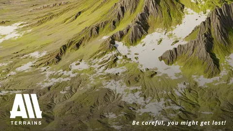 16K AAA Terrains - Blender 3d models