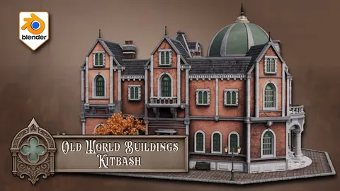 18th Century Architecture Asset Pack - Blender 3d models