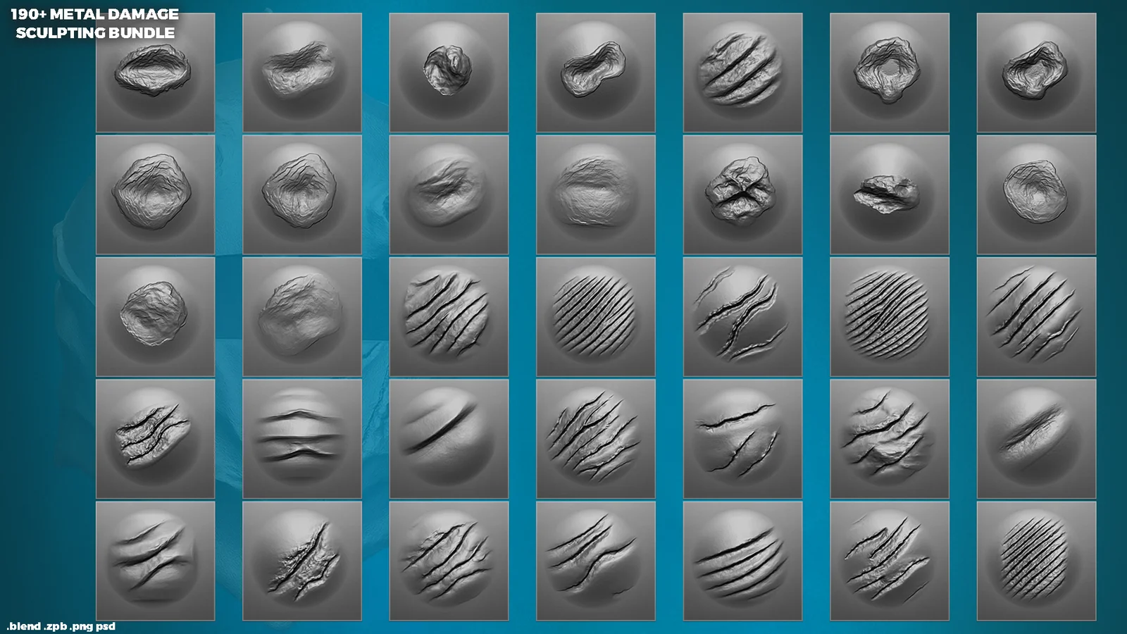 Metal Damage Brushes screenshot 2