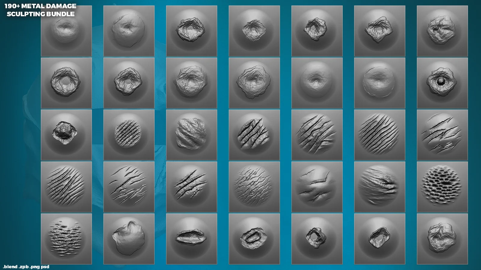 Metal Damage Brushes screenshot 5