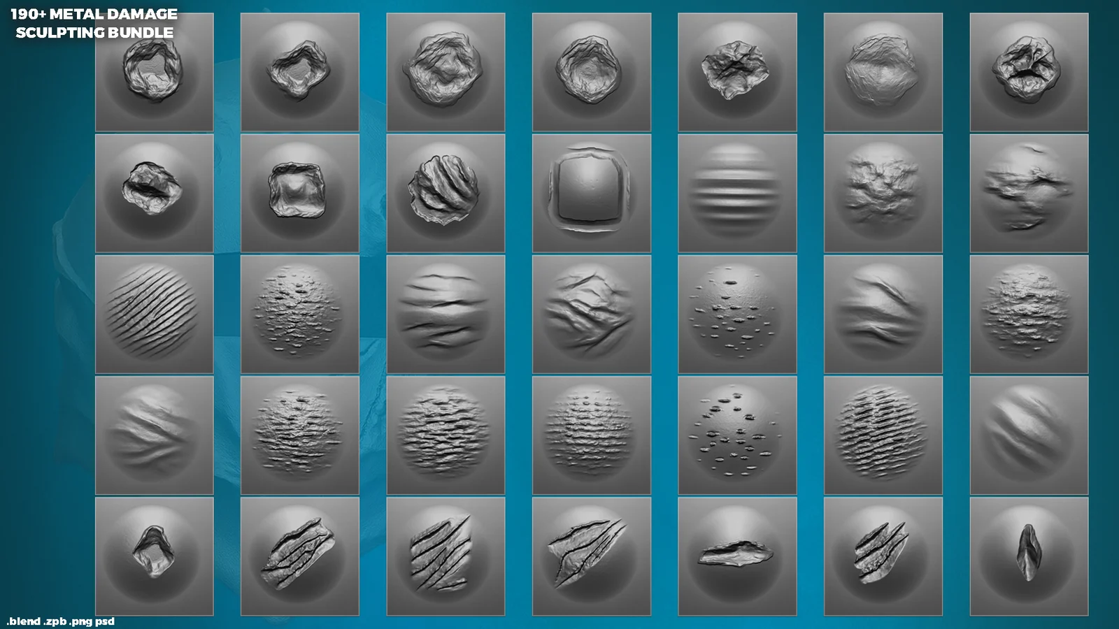 Metal Damage Brushes screenshot 6
