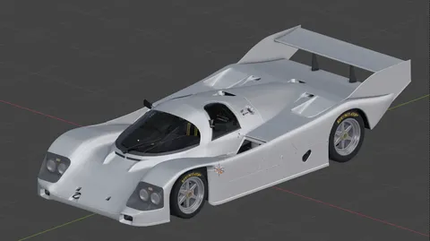 1988 Porsche 962 Shortail - Blender 3d models