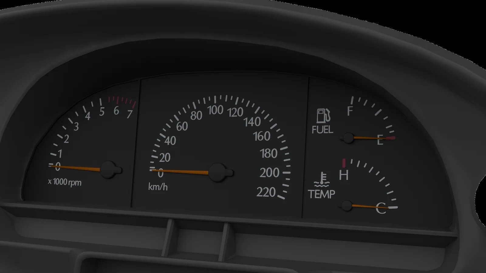 1996 VS Commodore Equipe Cluster screenshot 2