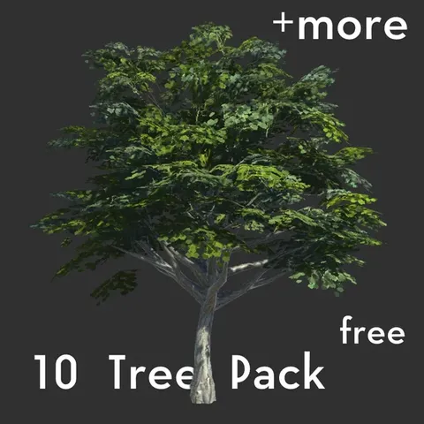 Realistic Trees - Blender 3d models